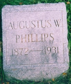 Tombstone of Augustus W. Phillips